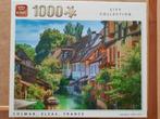 King puzzel 1000 stukjes Colmar, Elzas, Frankrijk, Ophalen of Verzenden, 500 t/m 1500 stukjes, Zo goed als nieuw, Legpuzzel
