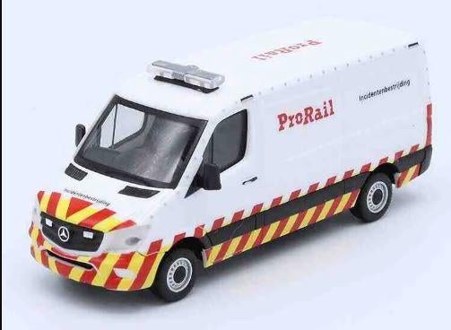 Herpa 947855 Mercedes Benz Sprinter ProRail (NL), Hobby en Vrije tijd, Herpa@herpa.de, Leonrodstrasse 46-47 90599 Dietenhofen (DE)