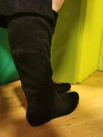Zwarte lange laarzen, Kleding | Dames, Schoenen, Ophalen of Verzenden, Zo goed als nieuw, Zwart, Hoge laarzen
