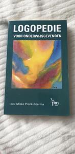 M. Pronk-Boerma - Logopedie voor onderwijsgevenden, Boeken, Nieuw, Ophalen of Verzenden, Nederlands, M. Pronk-Boerma