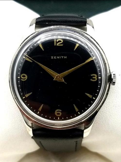 Prachtige Zenith horloge uit 1948, Sieraden, Tassen en Uiterlijk, Horloges | Antiek, Polshorloge, Staal, 1960 of later, Ophalen of Verzenden