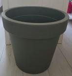 Grote kunststof groene tuin bloempot, Kunststof, Minder dan 60 cm, Rond, Nieuw