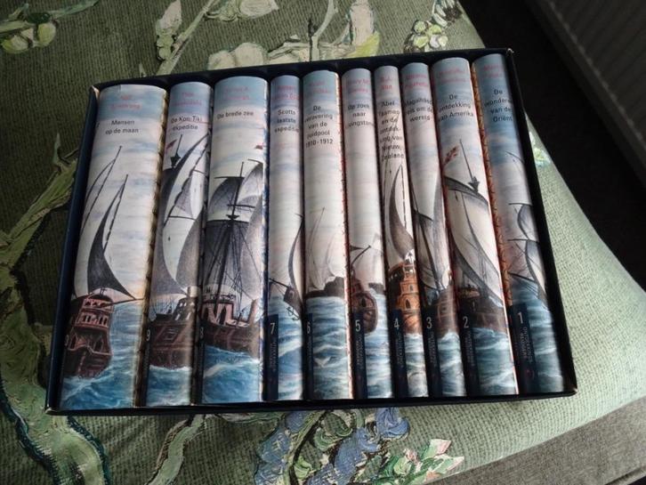 Cassette 10 delen Ontdekkingsreizigers, Boeken, Geschiedenis | Wereld, Ophalen of Verzenden