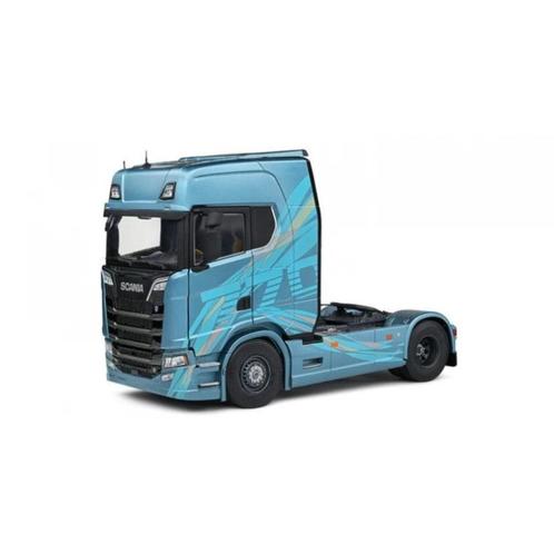 Solido 2400304 Scania S770 Highline Frost Edition, blauw, Hobby en Vrije tijd, Modelauto's | 1:24, Nieuw, Bus of Vrachtwagen, Overige merken