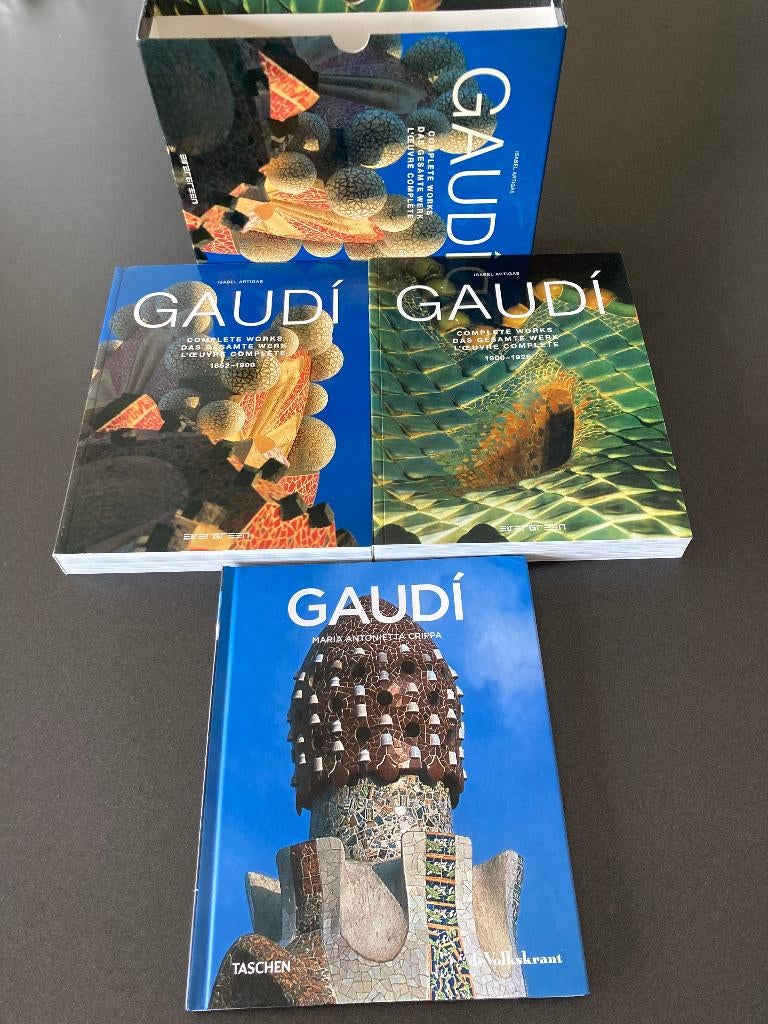 Gaudí verzameld werk + Gaudí Taschen Verlag, Architecten, Diverse auteurs, Ophalen of Verzenden, Zo goed als nieuw