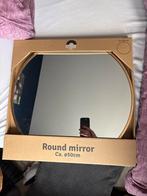 Ronde Spiegel met Gouden Rand - Action, Ophalen, Minder dan 50 cm, Rond, Nieuw