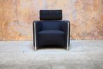 ZGANieuw 2 zwarte stoffen Leolux Goncharov design fauteuils, Leolux, Leolux, Design, 75 tot 100 cm