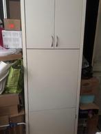 Hoge Witte Ikea Computerkast, Huis en Inrichting, Kasten | Computermeubels, Ophalen, Gebruikt, Modern, 170 cm of meer