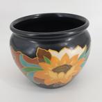 platelen bloempot van matplateel plateelbakkerij Zaandam, Antiek en Kunst, Ophalen of Verzenden