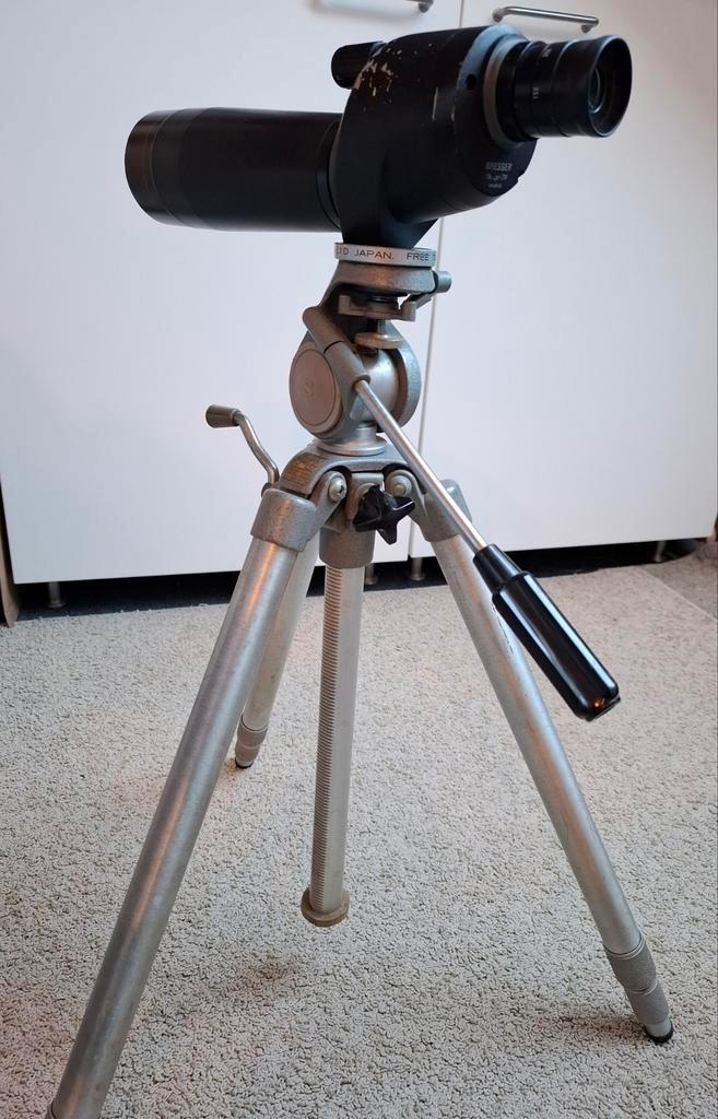 Bresser telescoop met Slick Master statief, Audio, Tv en Foto, Optische apparatuur | Telescopen, Ophalen of Verzenden