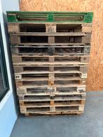 Sterke blokpallets 100x120, Ophalen, Zo goed als nieuw, 50 mm of meer, Pallet