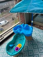 Step 2 watertafel met parasol, Kinderen en Baby's, Speelgoed | Buiten | Zandbakken, Ophalen of Verzenden, Zo goed als nieuw