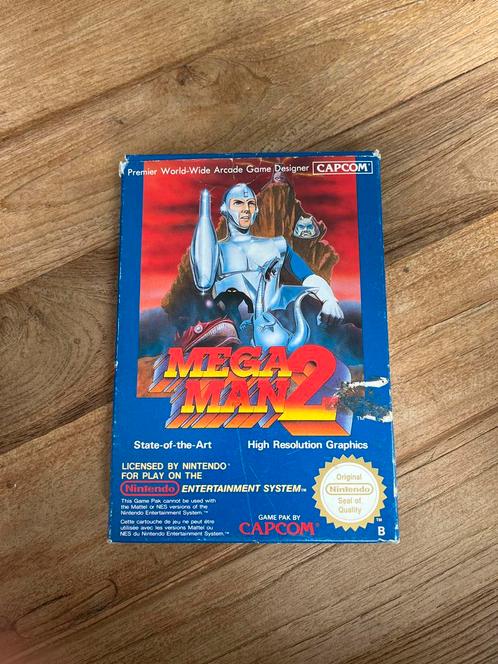 Mega Man 2 - Nintendo NES - Compleet, Spelcomputers en Games, Games | Nintendo NES, Gebruikt, Platform, 1 speler, Vanaf 7 jaar