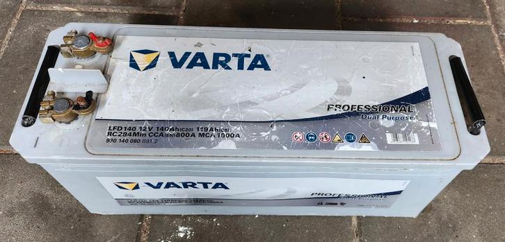Varta Deep Cycle Accu 140Ah - Boot, Camper, Auto, Auto-onderdelen, Accu's en Toebehoren, Universele onderdelen, Gebruikt, Ophalen