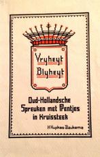 Oud-Hollandsche Spreuken met Prentjes in Kruissteek, Nieuw, Verzenden