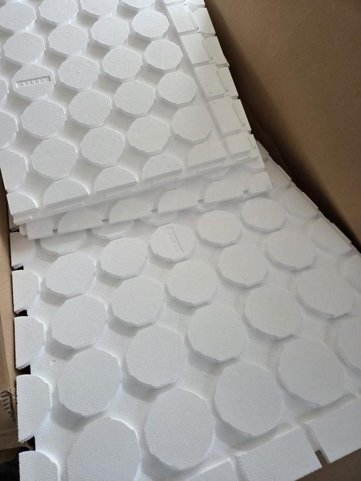 Vloerverwarming droogbouw restant., Doe-het-zelf en Verbouw, Verwarming en Radiatoren, Nieuw, Overige typen, Minder dan 30 cm