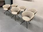 6 Nieuw Label van den Berg Lola Eetkamerstoel Draai stoel, Huis en Inrichting, Stoelen, Nieuw, Ophalen of Verzenden, Vijf, Zes of meer stoelen