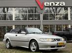 Saab 9-3 Cabrio 2.0T Aero NL-Auto MEENEEMPRIJSJE! (bj 2000), Auto's, Zwart, Cabriolet, 4 stoelen, Bedrijf