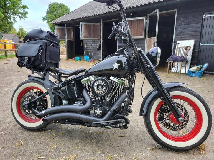 SOFTAIL HERITAGE BOBBER MET NIEUW BLOK S&S 1311cc, Motoren, Motoren | Harley-Davidson, Particulier, Chopper