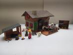 Compleet Playmobil chalet met figuren en accessoires, Ophalen of Verzenden, Zo goed als nieuw, Complete set