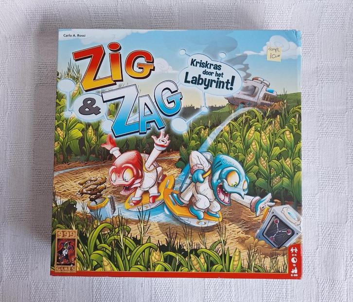 Zig & Zag 6 jr e.o., Hobby en Vrije tijd, Gezelschapsspellen | Bordspellen, Gebruikt, Een of twee spelers, Drie of vier spelers
