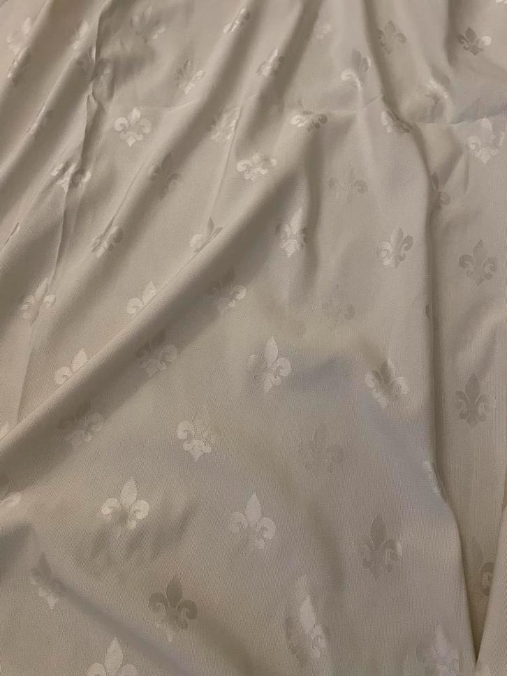 Crème Witte Gordijnen - 3 Stuks, Huis en Inrichting, Stoffering | Gordijnen en Lamellen, Gebruikt, 200 cm of meer, 100 tot 150 cm