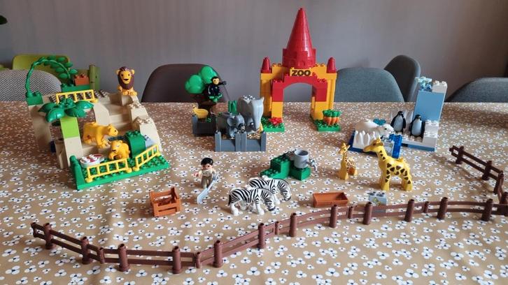 Duplo Dierentuin Set, Kinderen en Baby's, Speelgoed | Duplo en Lego, Zo goed als nieuw, Duplo, Complete set, Ophalen