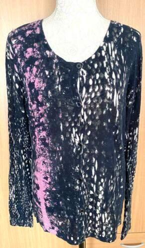 Sandwich vest maat L/XL, Kleding | Dames, Truien en Vesten, Zo goed als nieuw, Maat 42/44 (L), Blauw, Ophalen of Verzenden