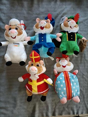 Ah hamster Sinterklaas, paard Ozosnel en 3 pieten beschikbaar voor biedingen