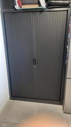 Zwarte roldeurkast - circa 198 x 122 cm, Ophalen, Gebruikt