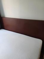 Tweepersons boxspring, Huis en Inrichting, Slaapkamer | Boxsprings, Ophalen, Gebruikt, Bruin, Tweepersoons