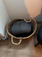 Rieten mand, Huis en Inrichting, Woonaccessoires | Schalen en Manden, Ophalen, Mand, Zo goed als nieuw, Riet