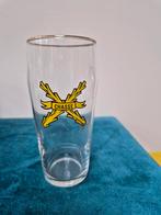 Bierglas wapenschild regiment Chasse, Verzamelen, Militaria | Algemeen, Ophalen of Verzenden, Landmacht, Nederland, Embleem of Badge
