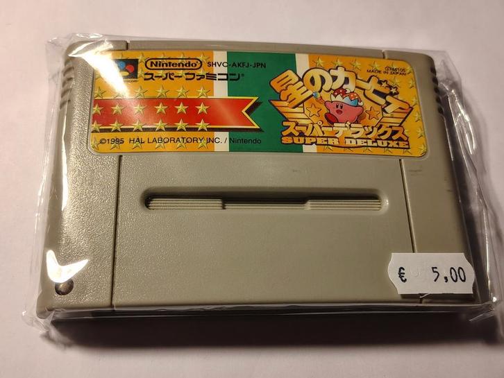 Kirby Super Deluxe Nintendo Super Famicom Game, Spelcomputers en Games, Games | Nintendo Super NES, 1 speler, Vanaf 3 jaar, Ophalen of Verzenden