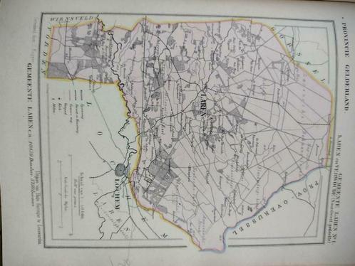 117/ Laren no 1 Verwolde/ Exel Litho 1867 Kuyper GLD, Antiek en Kunst, Kunst | Litho's en Zeefdrukken, Ophalen of Verzenden