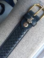 Zwarte heren broek riem. Leer., Ophalen of Verzenden, Zo goed als nieuw, Zwart, 95 tot 105 cm