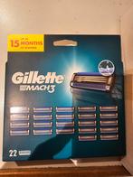Gillette Mach 3 - 22 mesjes NIEUW, Sieraden, Tassen en Uiterlijk, Uiterlijk | Gezichtsverzorging, Ophalen of Verzenden, Zo goed als nieuw