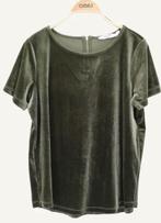 Costes top/shirt/sweater velvet groen M, Groen, Maat 38/40 (M), Costes, Ophalen of Verzenden
