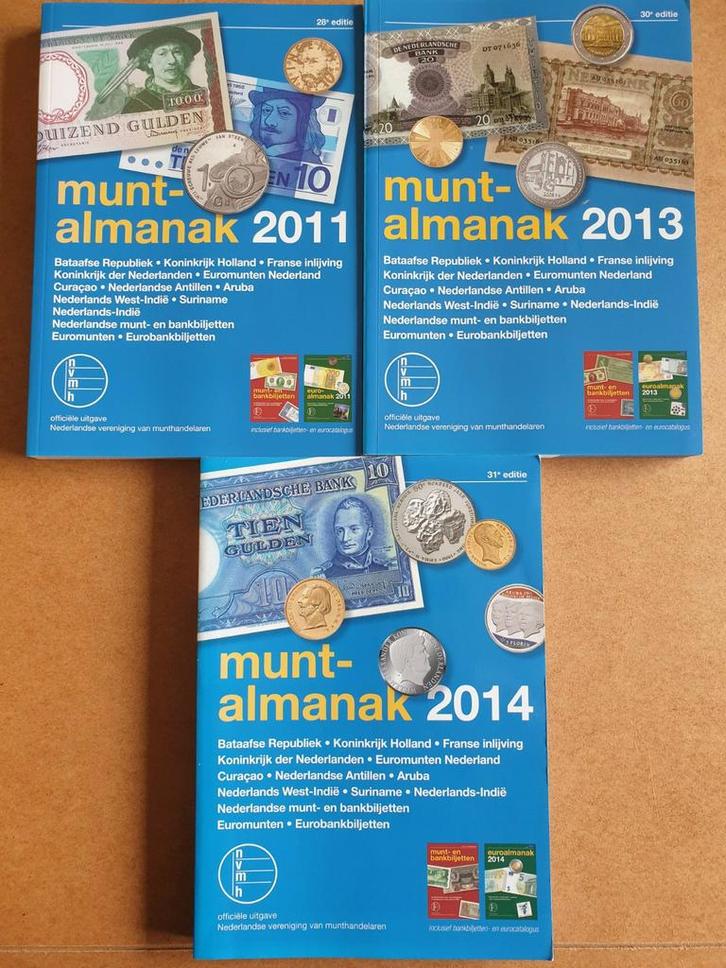 Drie keer Munt Almanak NVM  2011/2013/2014, Boeken, Encyclopedieën, Zo goed als nieuw, Ophalen of Verzenden