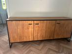 Industrieel Dressoir Hout/Metaal, Ophalen, Zo goed als nieuw, 200 cm of meer, Metaal