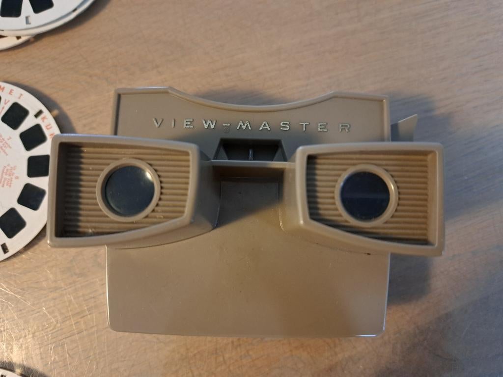 Vintage View-Master met 5 schijfjes diverse losse schijfjes, Ophalen of Verzenden, Gebruikt
