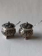 Djokja zilveren kruidenpotjes, Ophalen of Verzenden, Zilver