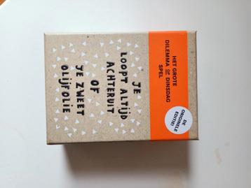 Dilemma's spel beschikbaar voor biedingen