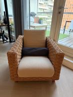 Mooie design fauteuil van Ligne Roset – Wicky, Huis en Inrichting, Fauteuils, Ophalen, Zo goed als nieuw, 75 tot 100 cm, Riet of Rotan