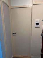 3 vlakke binnendeuren met zwart sluitwerk, Ophalen, Gebruikt, Minder dan 80 cm, Binnendeur