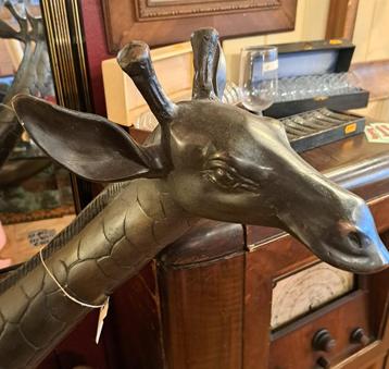 Mooie echte bronzen giraf 125 cm hoog erg mooi & apart beeld beschikbaar voor biedingen