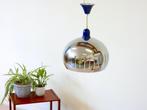Retro Vintage Lamp Hanglamp Plafondlamp Jaren 60 Chroom Bol, Huis en Inrichting, Lampen | Hanglampen, Gebruikt, ., Vintage, Ophalen of Verzenden