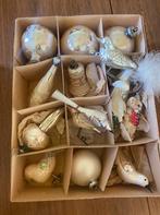 Antieke/vintage zilveren glazen kerstballen/kerstornamenten, Diversen, Kerst, Ophalen of Verzenden, Zo goed als nieuw