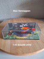 Max Verstappen 1:43 F1 Brazilië 2016 modelauto., Ophalen of Verzenden, Zo goed als nieuw, Formule 1