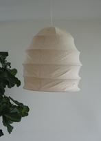 Prachtige grote natural canvas stoffen hang lamp, Ophalen of Verzenden, Zo goed als nieuw, 75 cm of meer